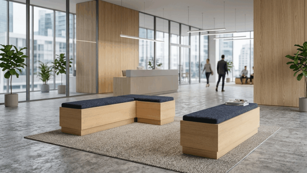 Bench lobby, kursi tunggu chitose