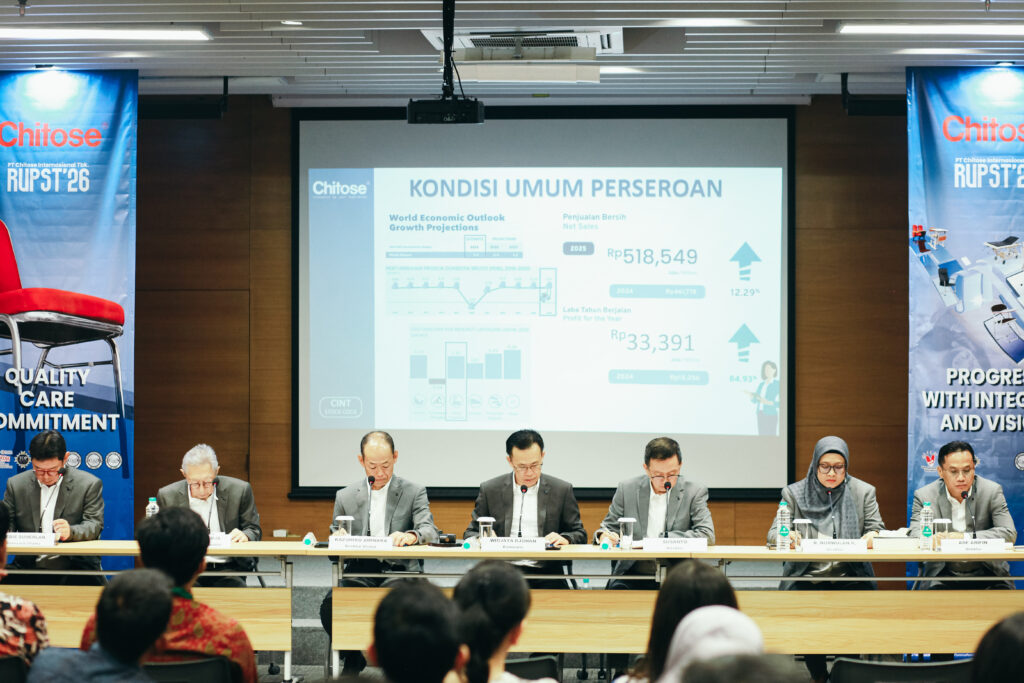 Foto Direksi dan Komisaris Chitose RUPST 2026