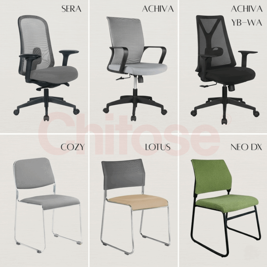 Kursi Kerja & Kursi Meeting Ergonomis